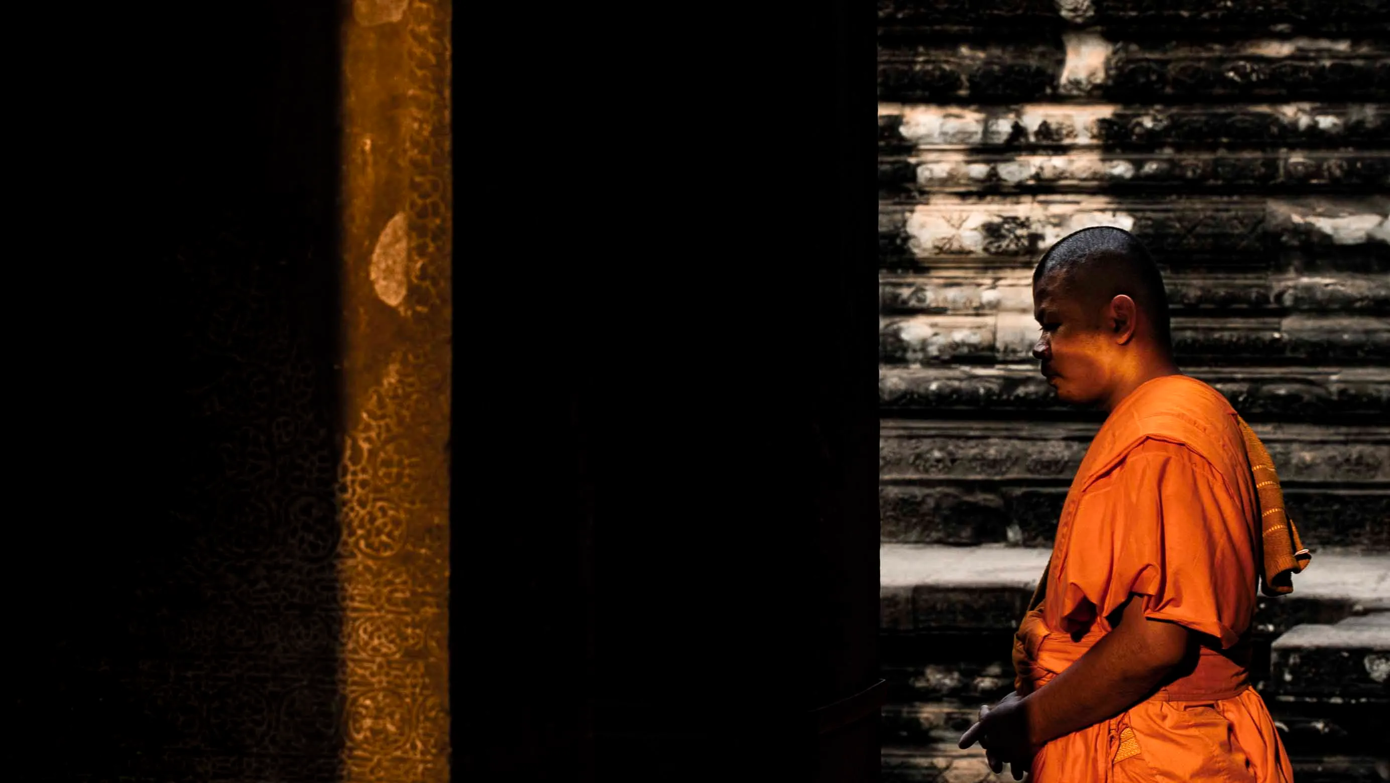 Alone in Angkor Wat
